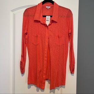 NWT Splendid Long Sleeve Button Down Top